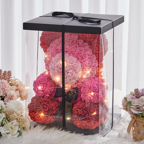 Rose teddy bear foam flower - rose,